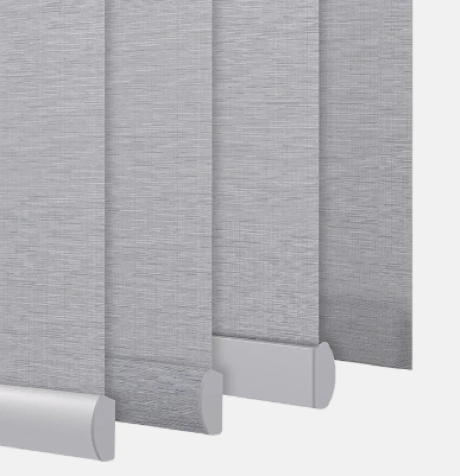 Fabric vanes on a vertical blind